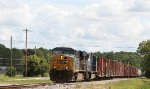 CSX 5243 leads train F728 towards the yard